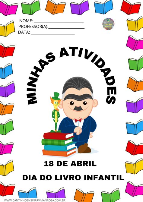 dia nacional do livro infantil atividades